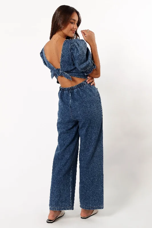 Krissy Jumpsuit - Denim