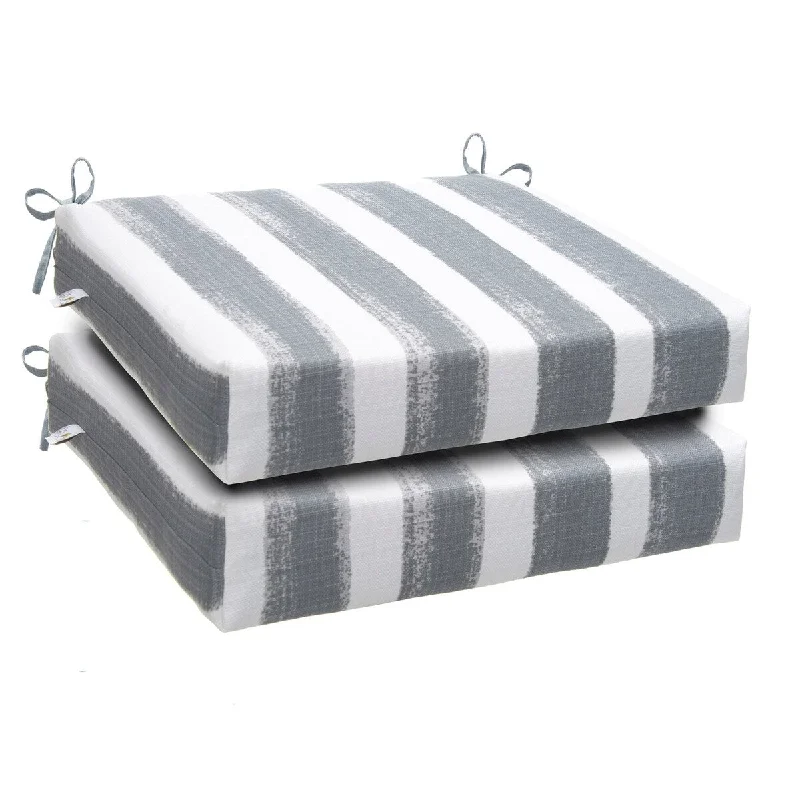 Great Deals Caravan Grey Slab 20" x 20" 2 Pack Seat Cushions