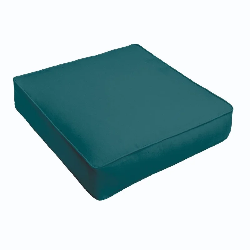 Dawson Teal Indoor/ Outdoor Dri-Fast Corded Cushion