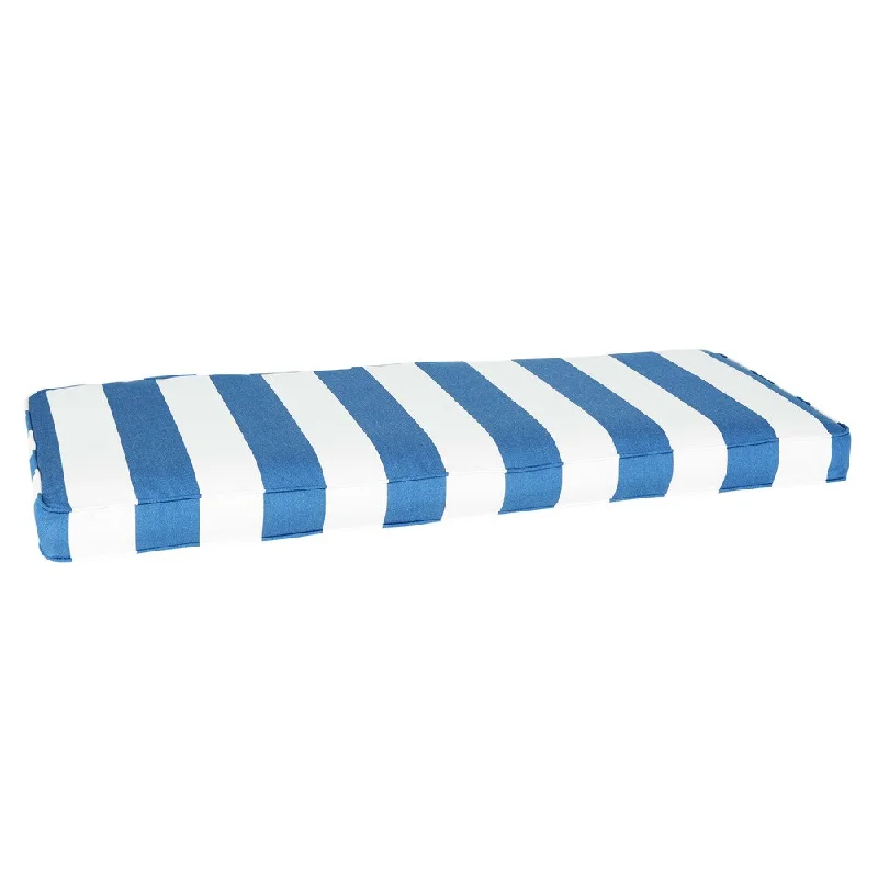 Amazing Deals Duvall Sunbrella Cabana Regatta Indoor/ Outdoor 48 Inch Corded Bench Cushion
