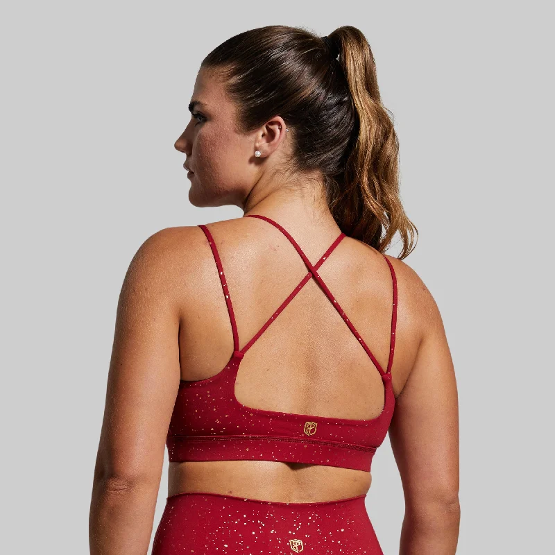 Great Bargains Exhale Sports Bra (Ruby Gold)