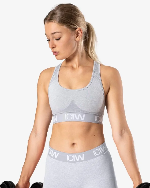 ICIW Seamless Sports Bra - Light Grey