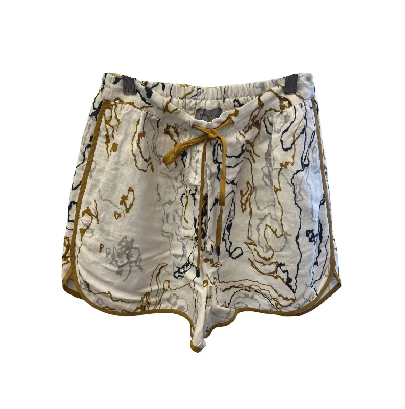 Women's Izabella Shorts In White Marble