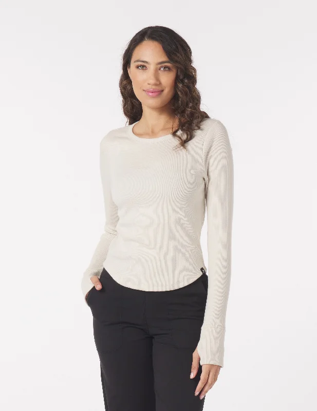 Hurry In Go To Long Sleeve: Oatmilk