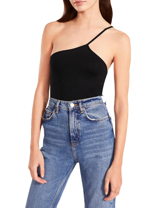 Clearance Event Icons Only Womens Jersey One Shoulder Bodysuit