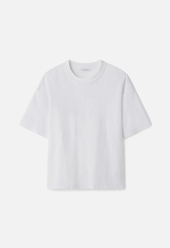 Best Bargains John Elliott Reversed Cropped Short Sleeve Tee