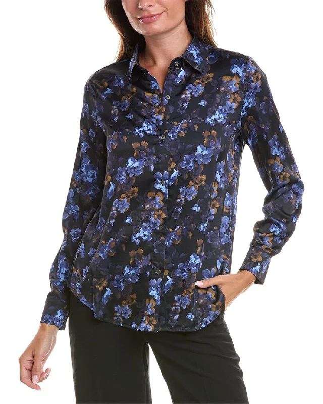 T Tahari Collared Blouse