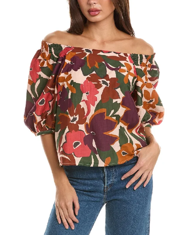 Velvet by Graham & Spencer Jasmine Silk-Blend Top