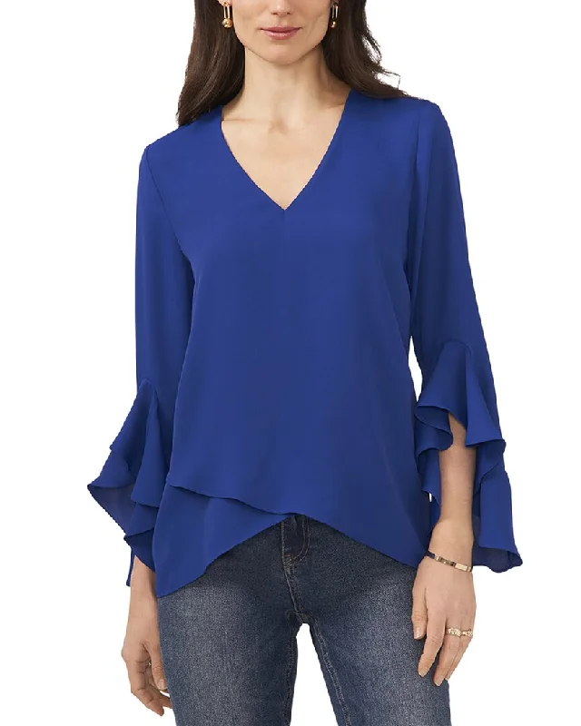 Can't Be Beat Vince Camuto Flutter Sleeve Tunic