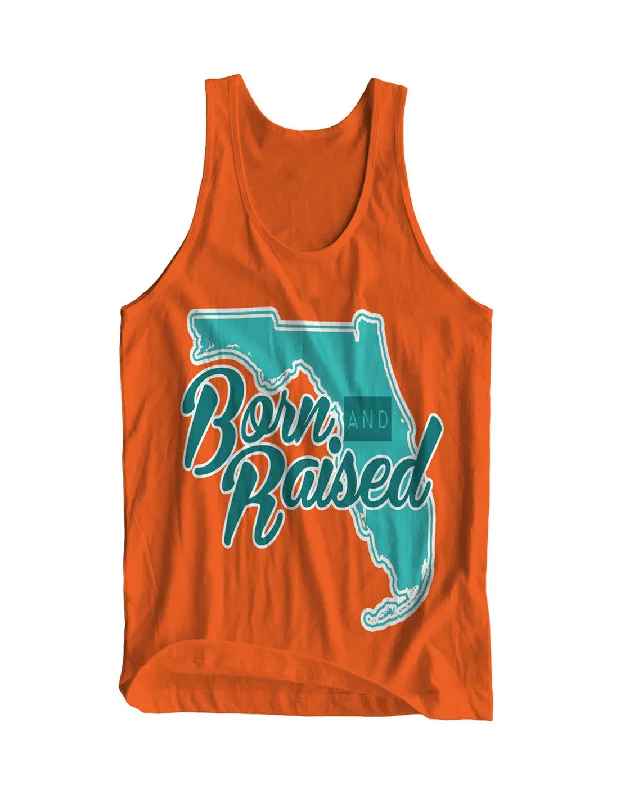 Florida: Born & Raised Tank in Orange