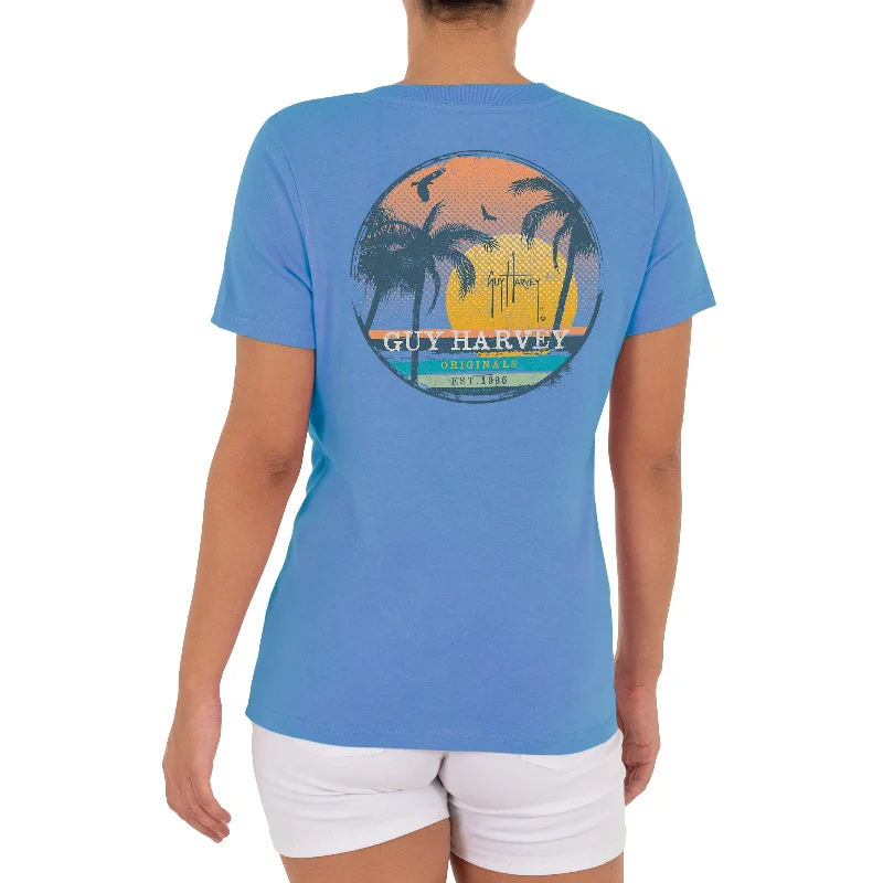 Ladies Horizon Short Sleeve V-Neck T-Shirt