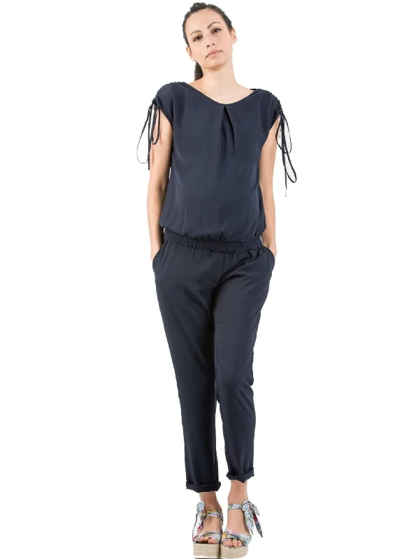 Maternity Jumpsuit with Shoulder Detail