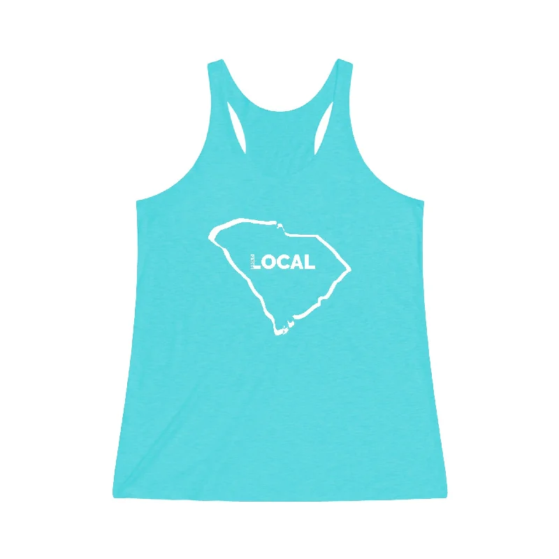 SC PROUD LOCAL - Tri-Blend Racerback Tank