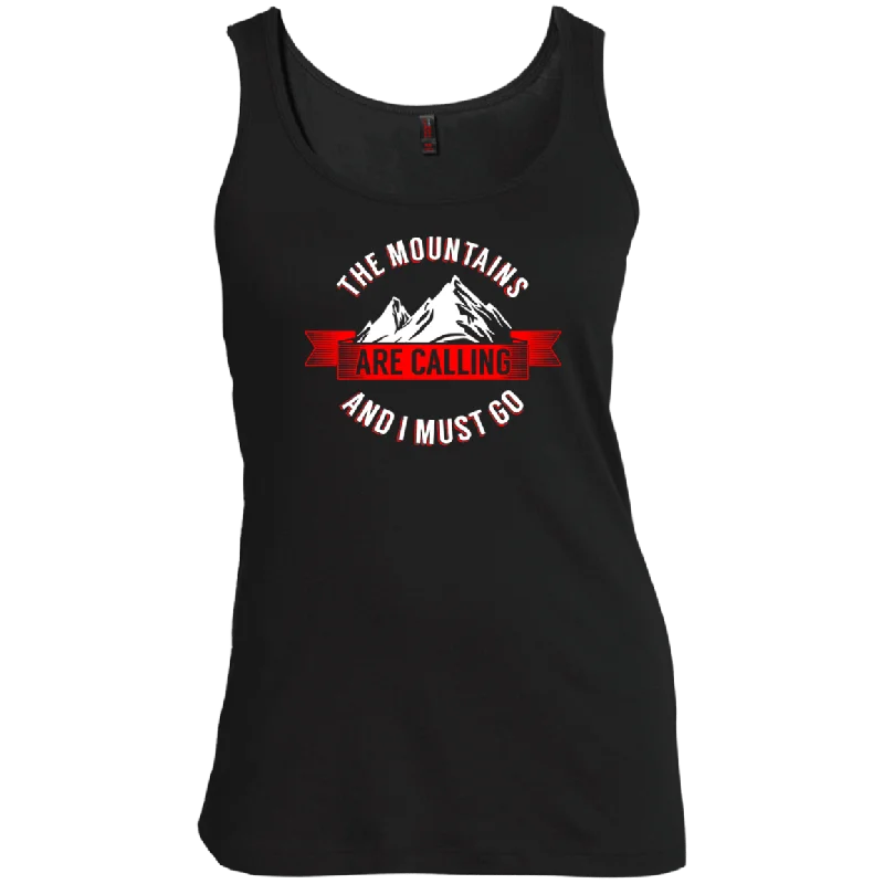 The Mountains Are Calling Tank Tops