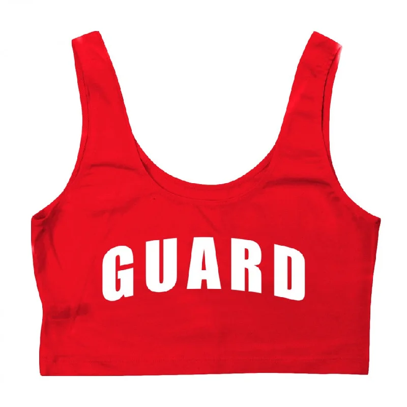 Lifeguard Crop Tank Top