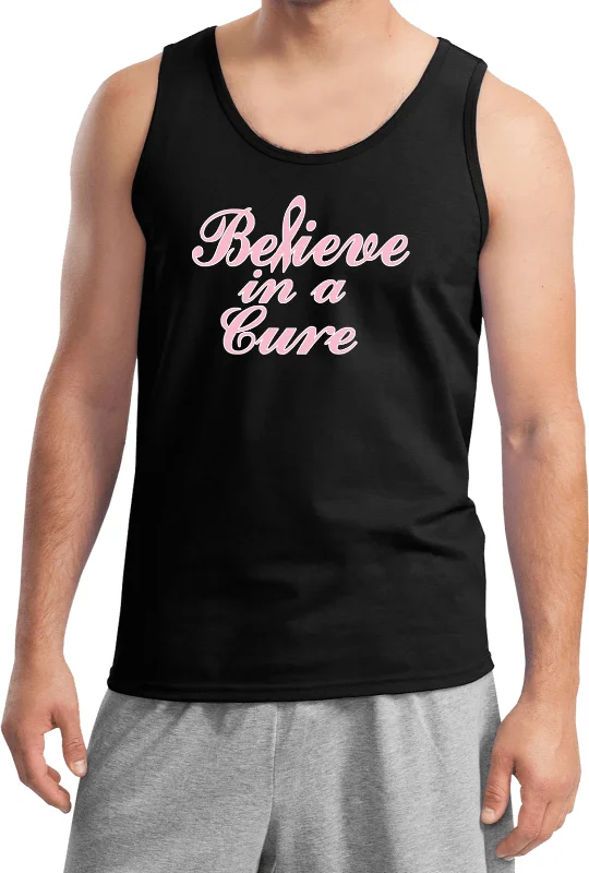 Super Bargain Breast Cancer Tank Top Believe in a Cure
