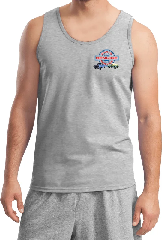 Loyalty Reward Ford Trucks Tank Top Genuine Parts Service Pocket Print