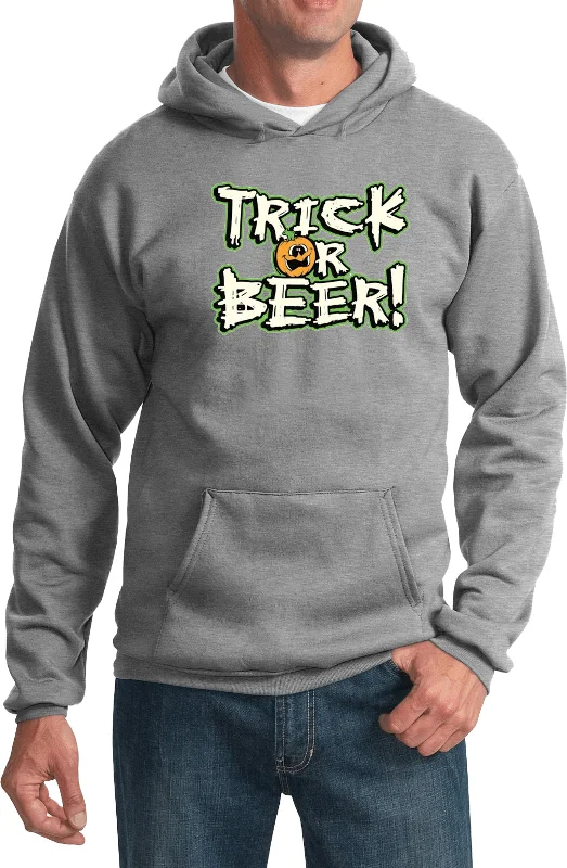 Exclusive Savings Halloween Hoodie Trick or Beer