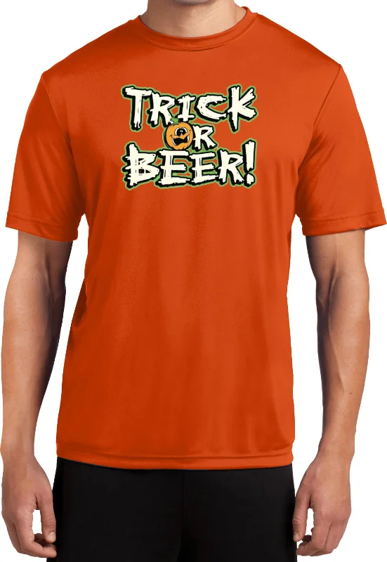 Don't Wait Halloween T-shirt Trick or Beer Moisture Wicking Tee