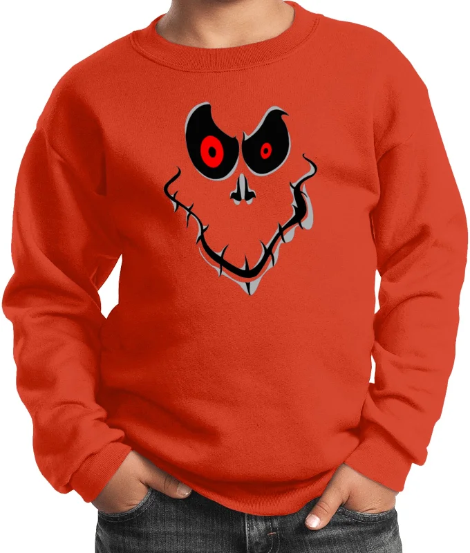 Shop and Save Kids Halloween Sweatshirt Ghost Face