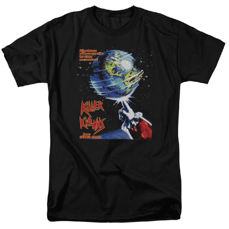 Clearance Items Killer Klowns From Outer Space T-Shirt Movie Poster Black Tee