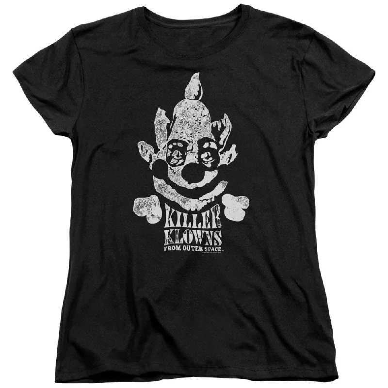 Value Deals Killer Klowns From Outer Space Womens T-Shirt Kreepy Black Tee