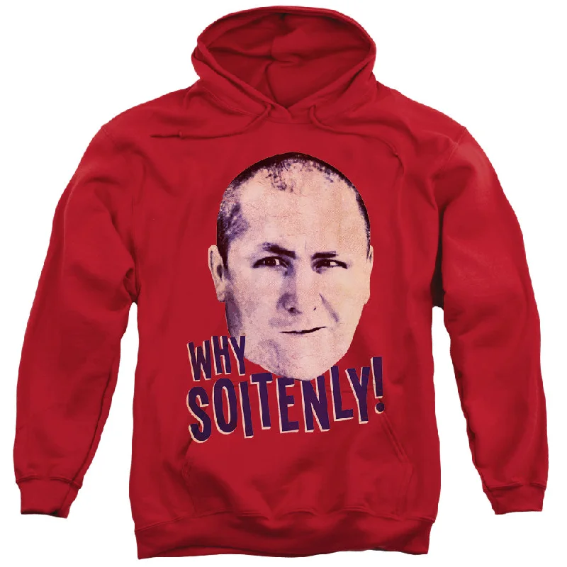 Overstock Three Stooges Hoodie Curly Why Soitenly Red Hoody