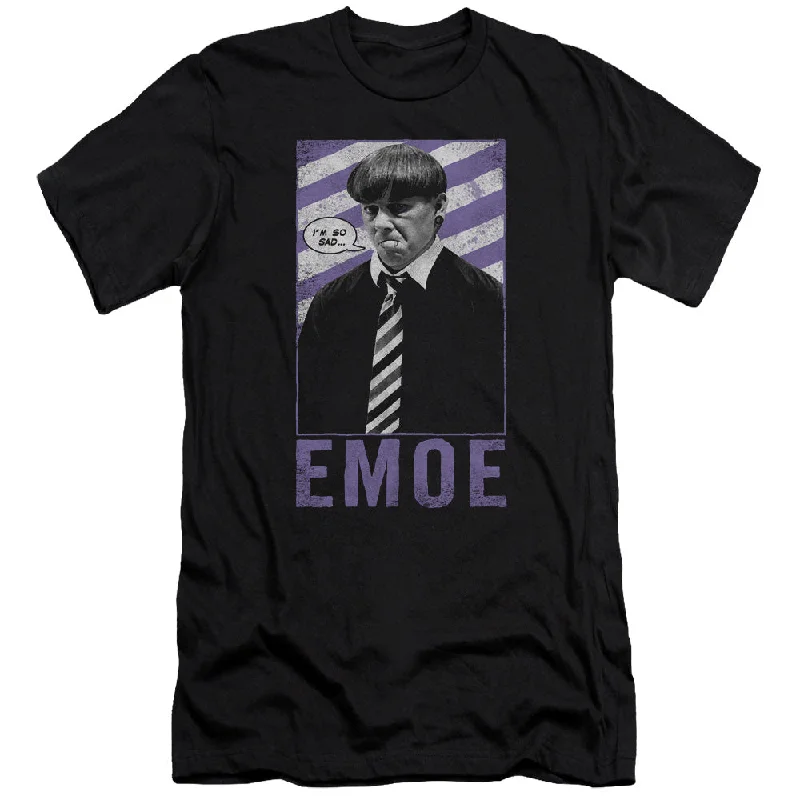 New Markdowns Three Stooges Slim Fit T-Shirt EMOE Black Tee